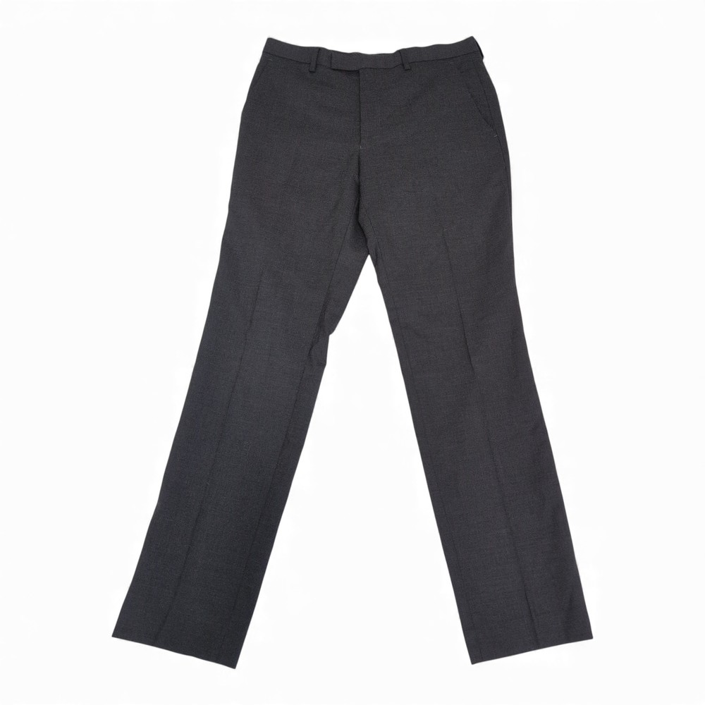 Kin Men's Gray Dress Pants Waist 32 Tailored Straight Leg